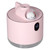 500ml Large Capacity Humidifier Spacecraft Night Light USB Charging Car Humidifier for HomePink