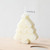 Christmas Tree Aromatherapy Candle Tree Shaped Candle Christmas Home Decoration Desktop Crafts Gift White