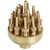 1in DN25 3 Tier Adjustable Fountain Nozzle Spray Sprinkler for Garden Pond Waterscape Decor