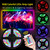 USB Dimmable RGB Colorful LEDs Strips Light with IR Remote Control 16 Colors & 4 Lighting Modes 4m 240LEDs Rope Light for TV Computer Desktop Background Home Kitchen Decorative Lighting