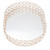 Crystal Vanity Tray All Metal Welding Electroplated Exterior Glass Vanity Tray for Living Room Bedroom