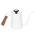 Coffee Pot 650ml Stainless Steel Long Narrow Spout Coffee Kettle with ThermometerWhite