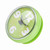 Waterproof Suction Wall Window Mirror Bath Shower Clock Bathroom Accessories Green