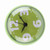 Waterproof Suction Wall Window Mirror Bath Shower Clock Bathroom Accessories Green