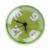Waterproof Suction Wall Window Mirror Bath Shower Clock Bathroom Accessories Green
