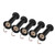5Pcs Electric Fence Handle Insulated Gate Grip Bar with Metal Hook for Farm Pasture