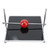 Napkin Holder for Table Square Napkin Dispenser with Center Ball Bar for Kitchen Restaurant Farmhouse Outdoor Dinner Decor Black