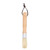 Coffee Grinder Cleaning Brush with Beech Handle Pig Hair Powder Cleaning Brush with Strap for Cafe
