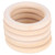 20Pcs Wood Baby Natural Teething Rings DIY Jewelry Circle Pendant Craft Making Accessory70mm