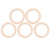 20Pcs Wood Baby Natural Teething Rings DIY Jewelry Circle Pendant Craft Making Accessory70mm