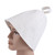 White Wool Felt Sauna Hat Cap for Russian Banya Sauna Hut With Hang Loop Supply