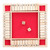 Wooden Number Board Dices Game Set Toy for 4 People KTV Pub Bar Party Supplies PropRed