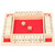 Wooden Number Board Dices Game Set Toy for 4 People KTV Pub Bar Party Supplies PropRed