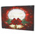 Christmas Bell Pattern Mats Non-Slip Floor Rug Carpets for Kitchen Bathroom Decoration 90x60cm(Red Bell )