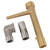 G3/4 Quick Coupler Key Brass Sprinkler Valve Key Stainless Steel Easy Installation Durable Garden Water Intake Valve Key for Irrigation