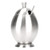 Egg Shaped Condiment Container Stainless Steel with Spoon Oval Condiment Jar For Spice Sugar Kitchen Resturant