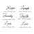 6Set English Wall Stickers Bedroom Background Wall Decoration Wallpaper for Home Office
