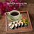 Traditional Wooden Tea Plate Coffee Fruits Snacks Serving Tray Dish for Home Restaurant 18*18cm