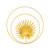 Decorative Wall Hanging Decor Round Golden Light Luxury Leaf Wall Ornament for Home Palm Leaf Double Round