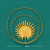 Decorative Wall Hanging Decor Round Golden Light Luxury Leaf Wall Ornament for Home Palm Leaf Double Round