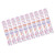 10Sheet Long Strip PET Tape Sharing Sticker Cute Cartoon Small Decoration Stickers for CalendarType 15