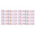 10Sheet Long Strip PET Tape Sharing Sticker Cute Cartoon Small Decoration Stickers for CalendarType 15