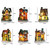 LED Christmas Resin Light House Christmas Decorations Resin Christmas Scene Village House Town for Christmas Gifts
