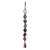 7 Colors Chakra Healing Crystals Gemstones Pendant Natural Stones Decor Hanging Car Home Ornament