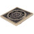Floor Drain European Style Antique Bathroom Copper Drain Set for Kitchen Toilet Hotel 10x10cm