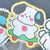 Hand Fan Cute Skateboard Puppy Pattern Plastic Energy Saving Handheld Cooling Fan for Summer Advertising