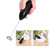 Kitchen Mini Milk Frother Drink Coffee Foamer Electric Whisk Mixer Stirrer Eggbeater Black