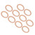 10pcs Wooden Rings Unfinished DIY Natural Wood Circles for Craft Jewelry Making Baby Teething4cm
