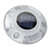 Solar Deck Lights Driveway Dock Lights 12 Led IP68 Waterproof Outdoor Warning Step Lights for Driveway Sidewalk Garden Pathway Yard Silver Green Light