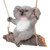 Swing Koala Sculpture Cartoon Synthetic Resin Animal Statues Decoration for Garden Decoration Accessories