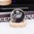 3D Crystal Ball Night Light Inner Carved Luminous Glass Ball Ornament with Wooden Base for Home Decor