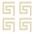DIY Waist Line Sticker Modern Stereoscopic Decorative Wall Decals for Home Living RoomGold