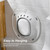Sitz Bath for Toilet Collapsible Seat Sitz Foldable Squat Free Sitz Bath Folding Sitz Reusable Toilet Sitz Bath Tub Hip Basin for Patient Elderly Postpartum Care Wounds Hemorrhoids Pregnant Woman Perineal Care