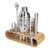 12Pcs Bartender Kit Stainless Steel Anti Leakage Easy Cleaning Bar Tool 750ml Cocktail Shaker Tool Set