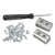 30Pcs Mower Blades + 60Pcs Screws + Screwdriver Replacement for Worx Landroid Mower Robot