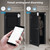 Door Window Alarm Home Security Wireless Magnetic Sensor Antitheft Alarm Sound and Light WiFi Smart Voice Control for Tuya APP Easy Installation for Home Garage Apartment Door Alarm Security System
