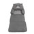 Kids Couch Toddler Chair Plush Cute Cat Fold Out Floor Seating Cushion Armrest Sofa Bed for Napping Playing Sleeping Reading Grey 3 Layer