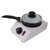 Chocolate Melting Machine Single Pot 30‑85℃ Manual Control 1kg Anti Stick Aluminum Chocolate Melter Pot for Coffee Butter Wine Cream Milk EU Plug 220V