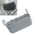 Cotton Rope Storage Basket Hand Knitting Nordic Style Desktop Storage Organizer for Key Snacks Underwear Grey 36x25x15cm/14.2x9.8x5.9in