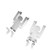 2pcs Cartoon Man shaped Metal Steel Steel Over Cabinet Door Hook Kitchen Towel Hanger Organizer