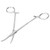 Surgical Haemostatic Hemostatic Forceps Stainless Steel Pliers Pet Hair Tweezers for Veterinary UseCurved Tip