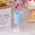 Pen Holder Tulip Shape Innovative Vintage Photo Props Large Capacity Pencil Holder for Office Study Room Home Blue