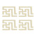 Waistline Mirror Sticker Modern PVC DIY Stereoscopic Wall Decals Background DecorsGolden