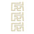 Waistline Mirror Sticker Modern PVC DIY Stereoscopic Wall Decals Background DecorsGolden