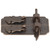 Cabinet Faceplate Brass Material Bronze Auspicious Bat Pattern Retro Chinese Cabinet Handles for Wardrobes