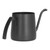 Coffee Pot Stainless Steel Long Narrow Spout Gooseneck Uncoated Tea Pot for Home Black350ml